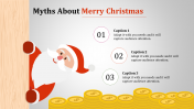 3 Noded Merry Christmas PPT Template and Google Slides